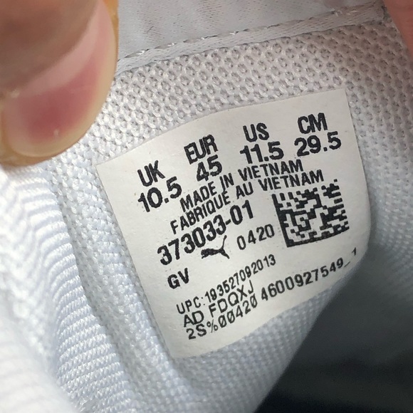 Puma Bari Z men’s casual sneakers white/black - Picture 11 of 12